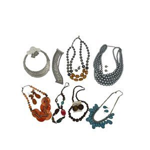 Statement Necklace Lot Fashion Jewelry